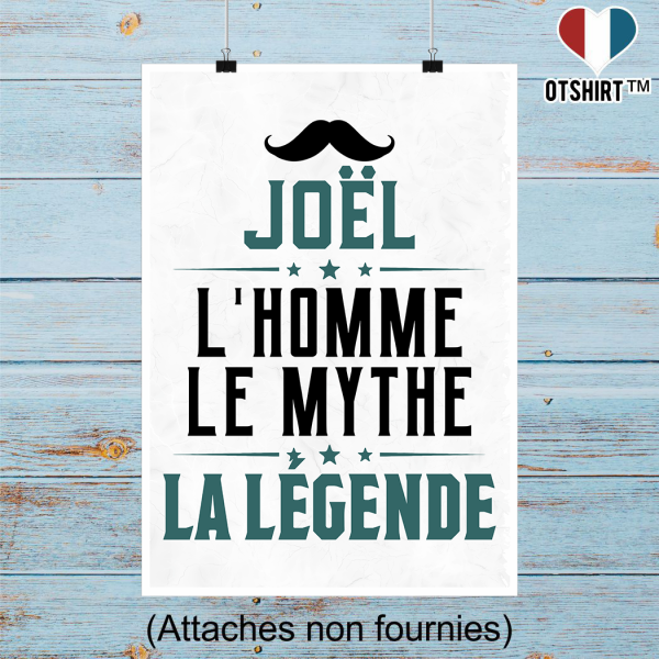 Affiche joel l_homme le mythe la legende