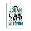 Affiche johan l_homme le mythe la legende