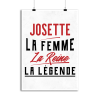 Affiche josette la femme la reine la legende