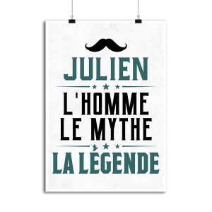 Affiche julien l_homme le mythe la legende