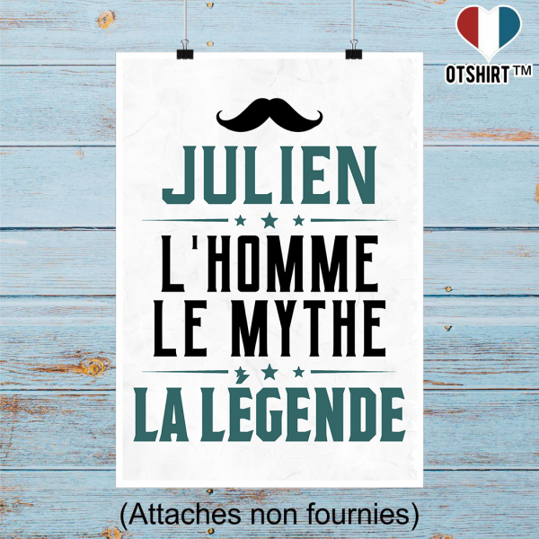 Affiche julien l_homme le mythe la legende