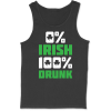 Debardeur homme 0% irish 100% drunk