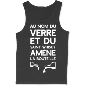 Debardeur homme amene la bouteille Debardeur homme amene la bouteille