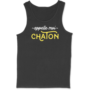 Debardeur homme appelle moi chaton Debardeur homme appelle moi chaton