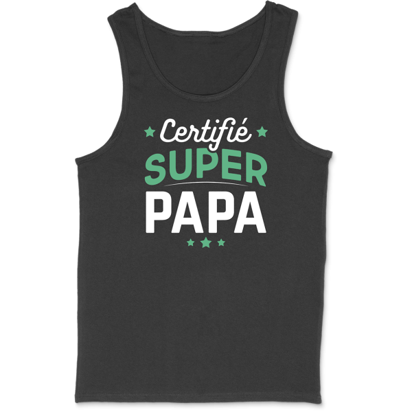 Debardeur homme certifie super papa