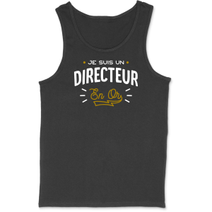 Debardeur homme directeur en or Debardeur homme directeur en or