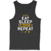 Debardeur homme eat sleep code repeat