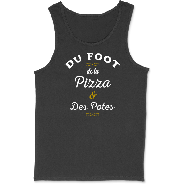 Debardeur homme foot, pizza & potes