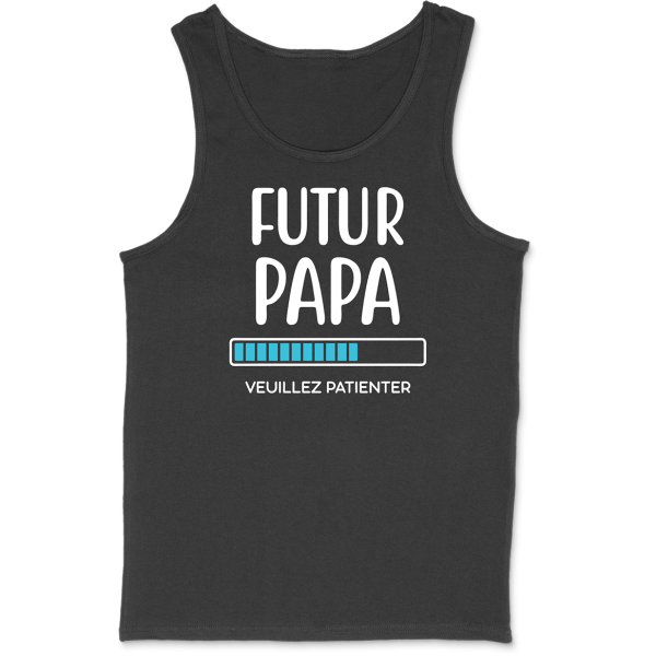 Debardeur homme futur papa veuillez patienter