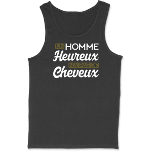 Debardeur homme heureux sans cheveux Debardeur homme heureux sans cheveux