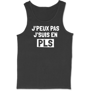 Debardeur homme je suis en pls Debardeur homme je suis en pls