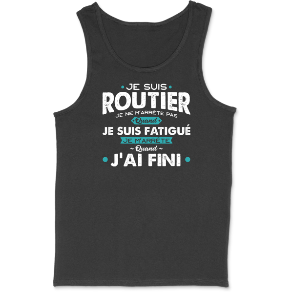 Debardeur homme je suis routier