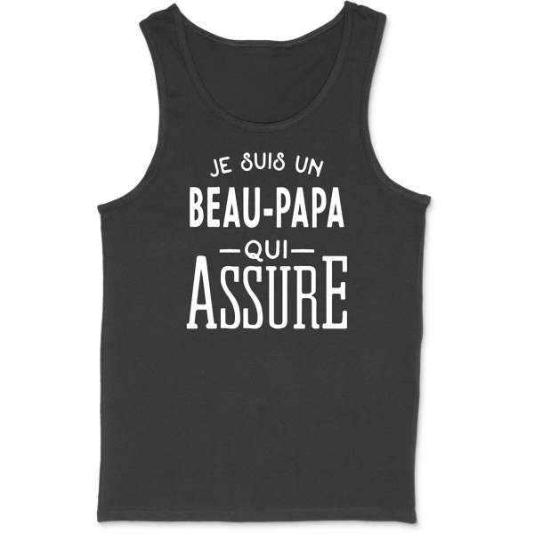 Debardeur homme je suis un beau-papa qui assure