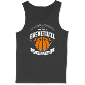 Debardeur homme jouer au basketball Debardeur homme jouer au basketball