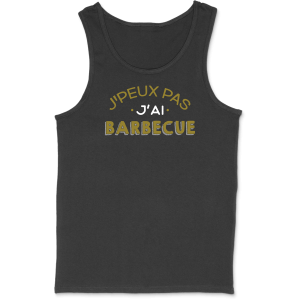Debardeur homme j’peux pas j’ai barbecue Debardeur homme j’peux pas j’ai barbecue
