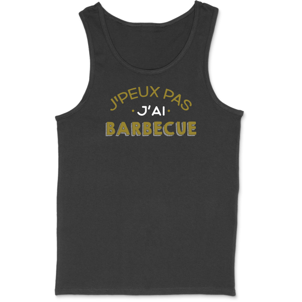 Debardeur homme j’peux pas j’ai barbecue