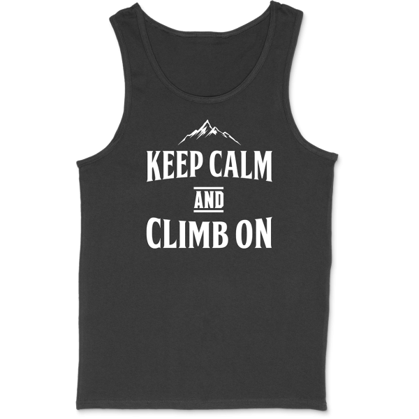 Debardeur homme keep calm escalade