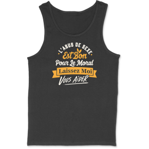 Debardeur homme l’abus de sexe Debardeur homme l’abus de sexe