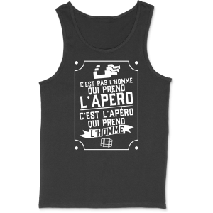 Debardeur homme l’apero qui prend l’homme Debardeur homme l’apero qui prend l’homme