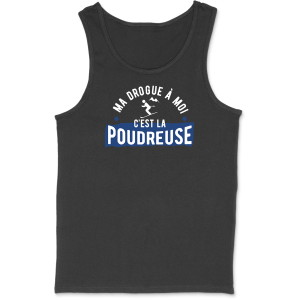 Debardeur homme ma drogue la poudreuse Debardeur homme ma drogue la poudreuse