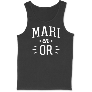 Debardeur homme mari en or Debardeur homme mari en or