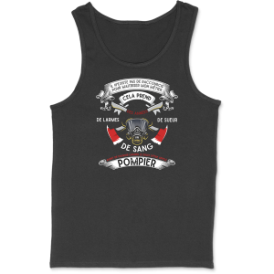 Debardeur homme ma�triser mon metier pompier Debardeur homme ma�triser mon metier pompier