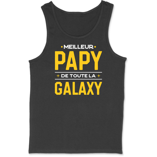 Debardeur homme meilleur papy galaxy