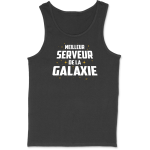 Debardeur homme meilleur serveur de la galaxie Debardeur homme meilleur serveur de la galaxie