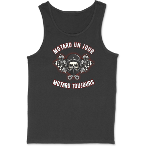 Debardeur homme motard un jour Debardeur homme motard un jour