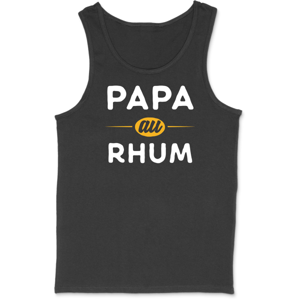 Debardeur homme papa au rhum