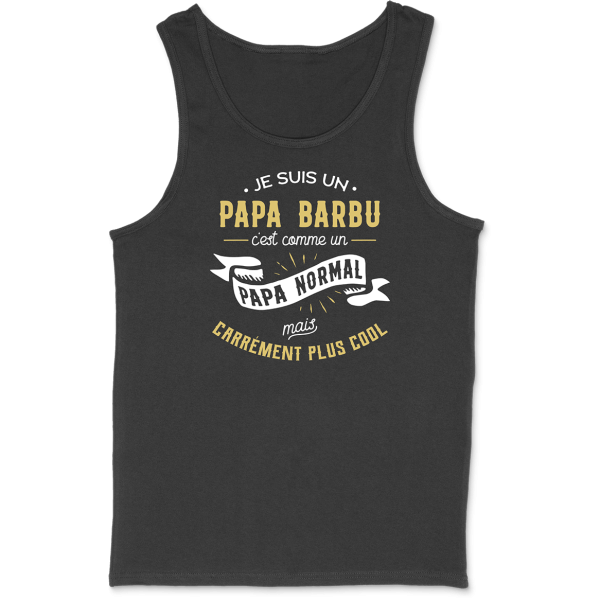 Debardeur homme papa barbu