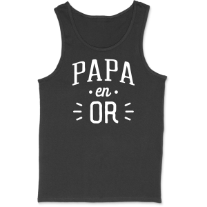 Debardeur homme papa en or Debardeur homme papa en or