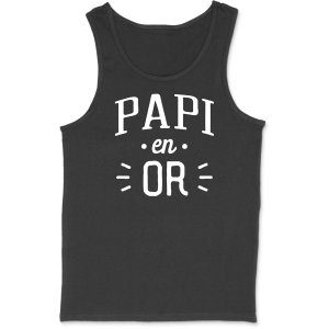 Debardeur homme papi en or Debardeur homme papi en or