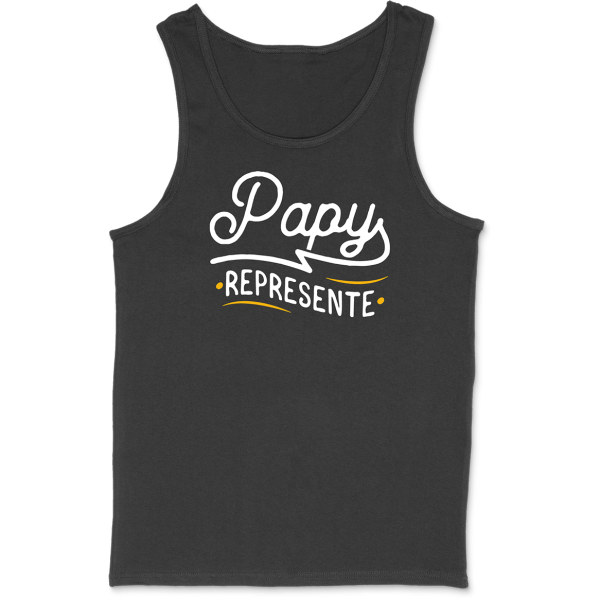 Debardeur homme papy represente