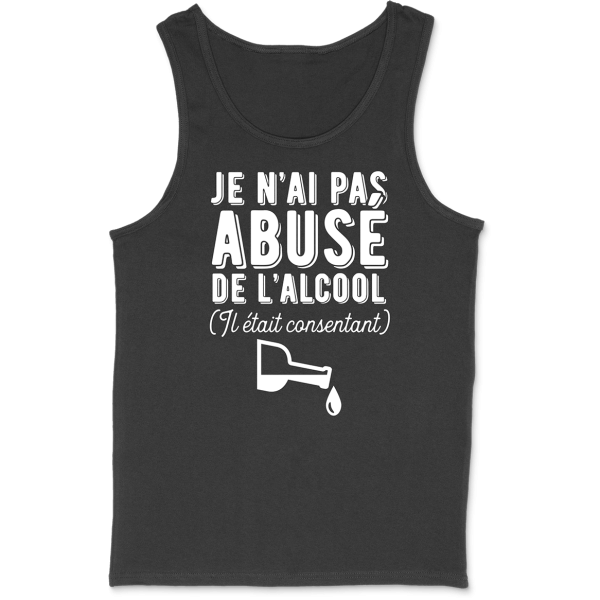 Debardeur homme pas abus� de l’alcool