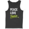Debardeur homme peace, love, tennis