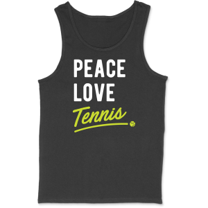 Debardeur homme peace, love, tennis Debardeur homme peace, love, tennis