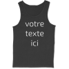Debardeur homme personnalise avec votre texte