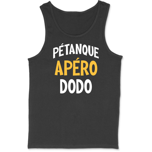 Debardeur homme petanque apero dodo