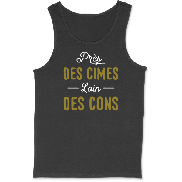 Debardeur homme pres des cimes