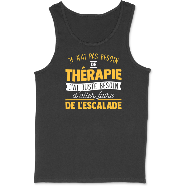 Debardeur homme therapie escalade