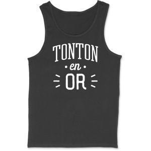 Debardeur homme tonton en or Debardeur homme tonton en or