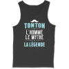 Debardeur homme tonton la legende