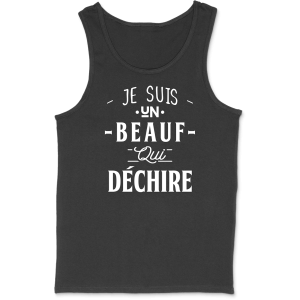 Debardeur homme un beauf qui dechire Debardeur homme un beauf qui dechire