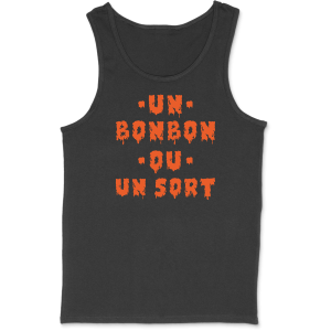 Debardeur homme un bonbon ou un sort Debardeur homme un bonbon ou un sort