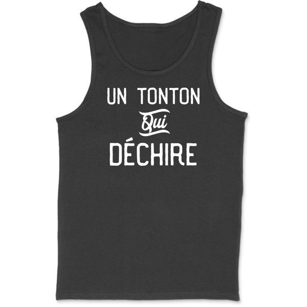 Debardeur homme un tonton qui dechire