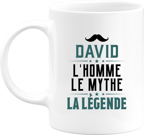 Mug david l’homme le mythe la legende