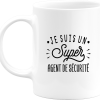 Mug je suis un super agent de securite