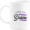 Mug je suis une sirene