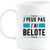 Mug j’peux pas j’ai belote